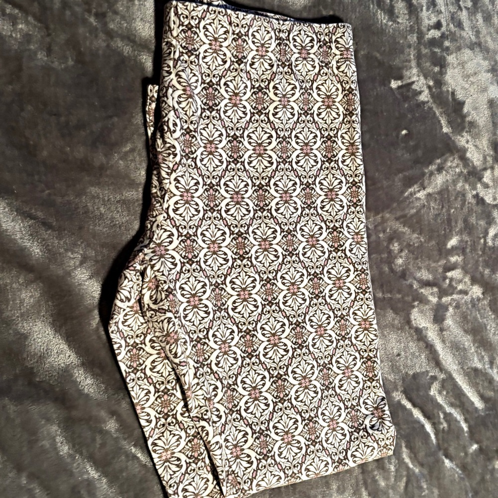 Cato Black and White Patterned Leggings